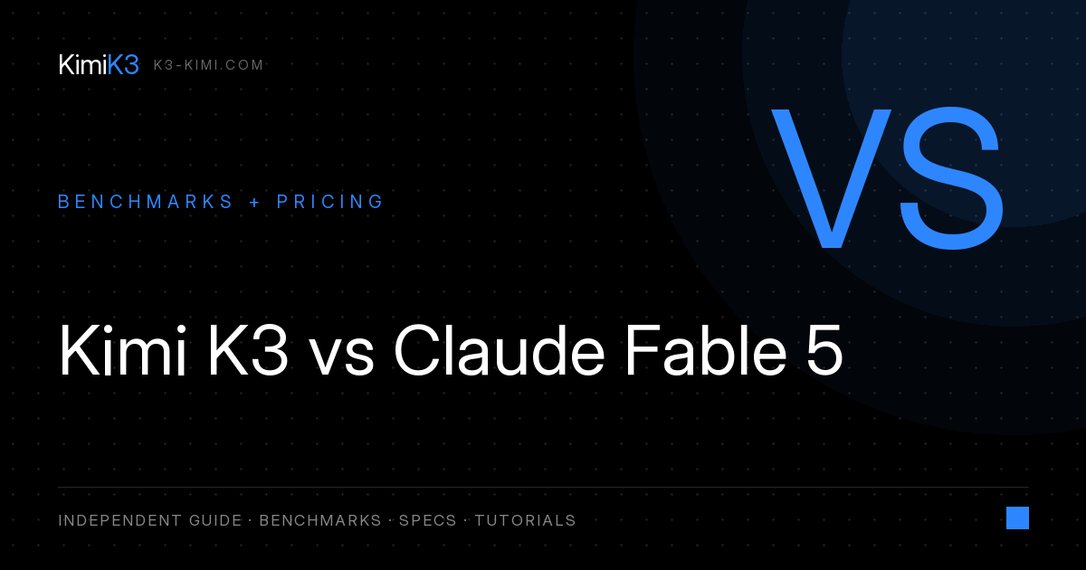 Kimi K3 vs Claude Fable 5: Benchmarks & Verdict (2026)